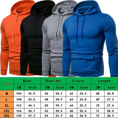 UK Hooded Tee T-Shirt Zip Mens Long Sleeve Muscle Hoodie Slim Fit Sweatshirt Gym